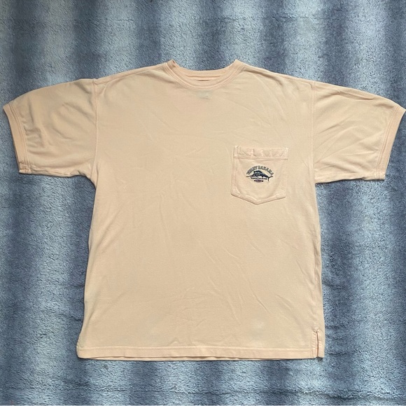 Tommy Bahama Thick Tee Shirt Mens Large Light Orange - Picture 1 of 6